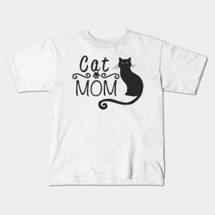 Cat mom Kids T-Shirt